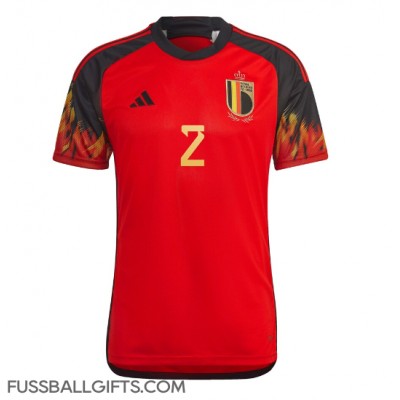 Belgien Toby Alderweireld #2 Fußballbekleidung Heimtrikot WM 2022 Kurzarm